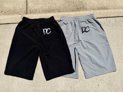 Oversized Nylon Shorts - Black